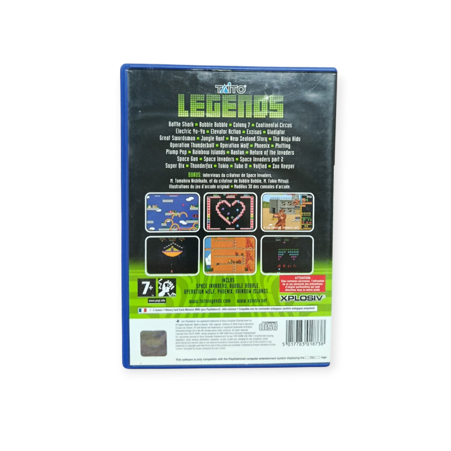 Taito Legends playstation 2 (PS2)