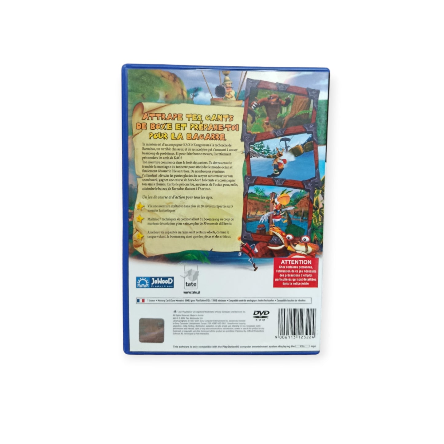 Kao the Kangaroo : Round 2 playstation 2 (PS2)