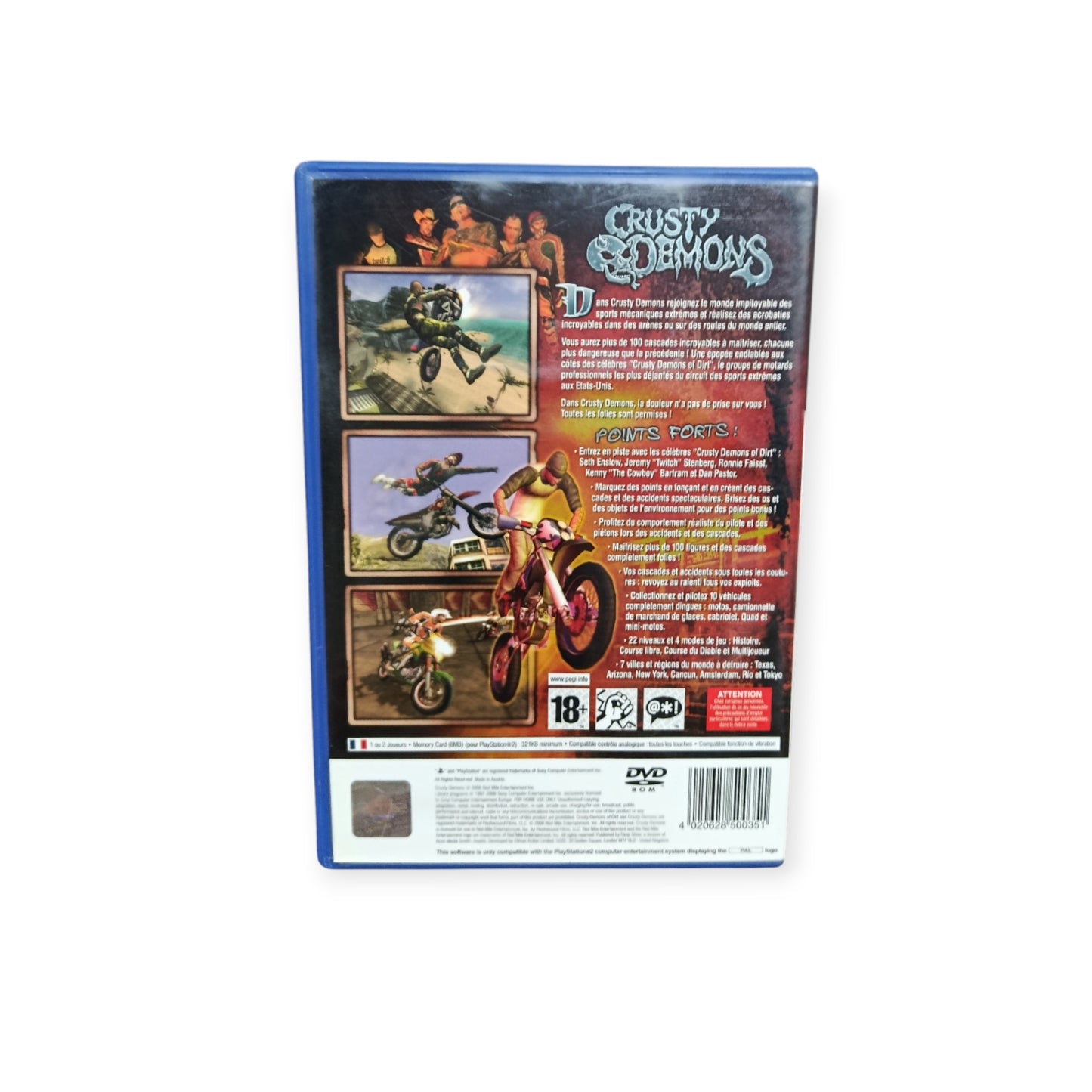 Crusty Demons playstation 2 (PS2)