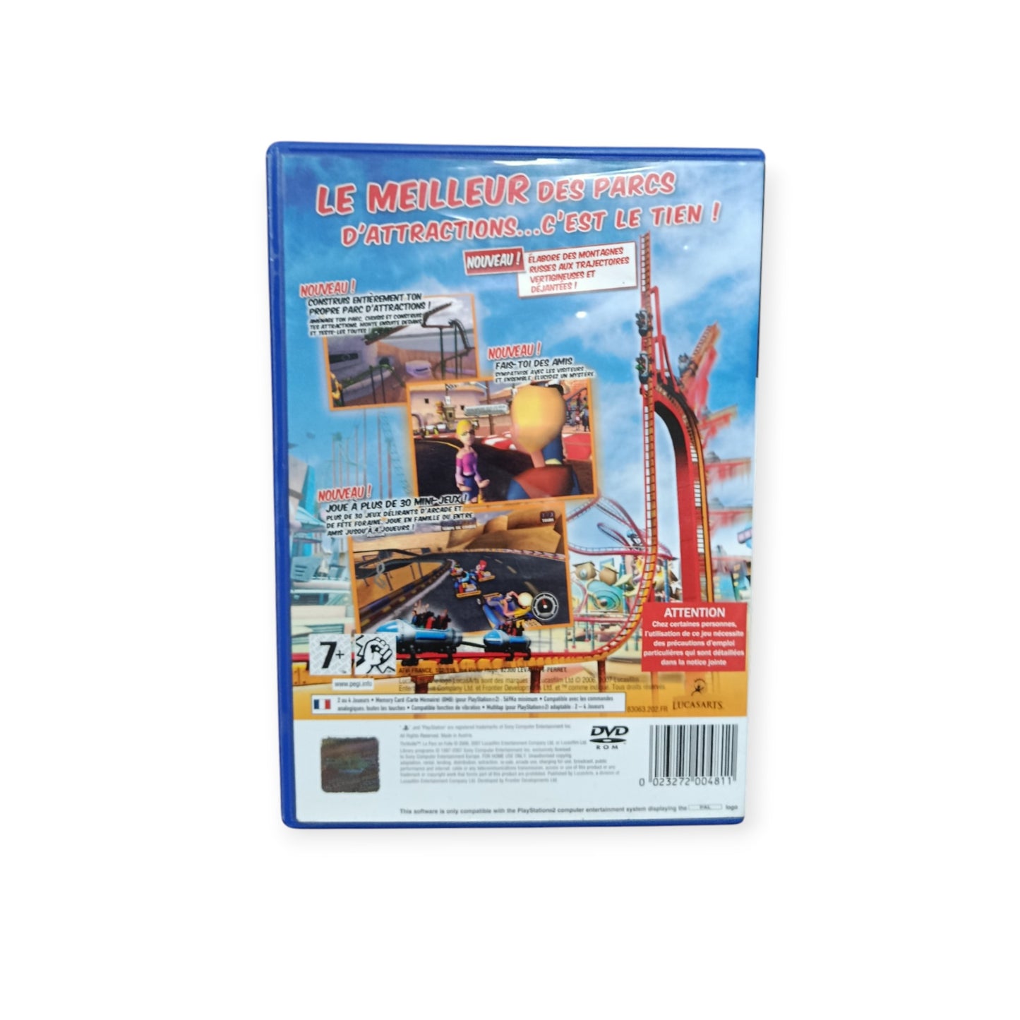 Thrillville : Le Parc en Folie playstation 2 (PS2)