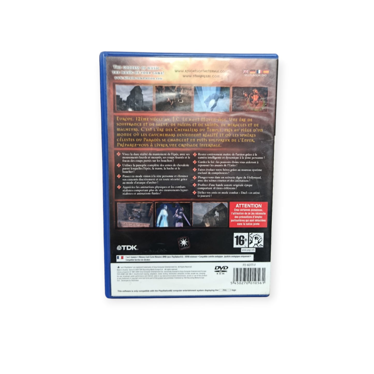 Knights of the Temple - Infernal Cruisade playstation 2 (PS2)