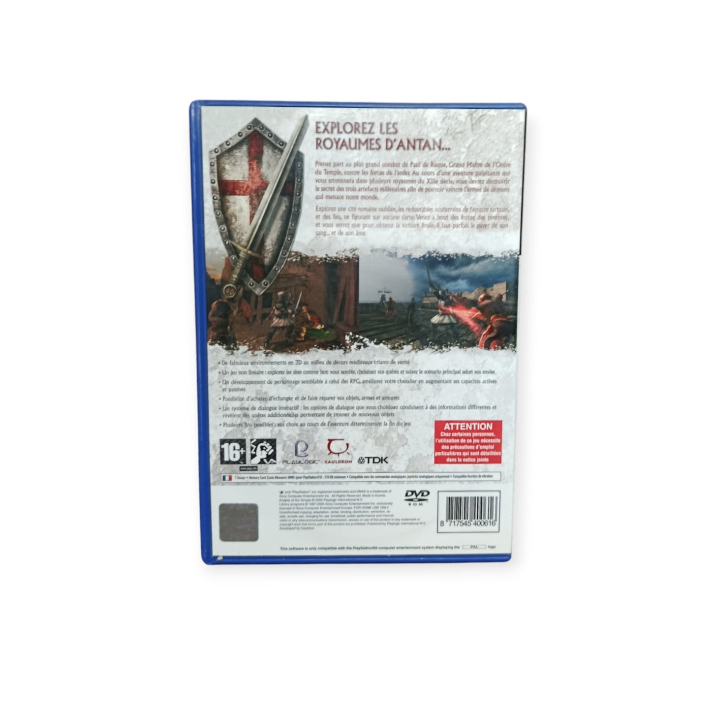 Knights of the Temple II playstation 2 (PS2)