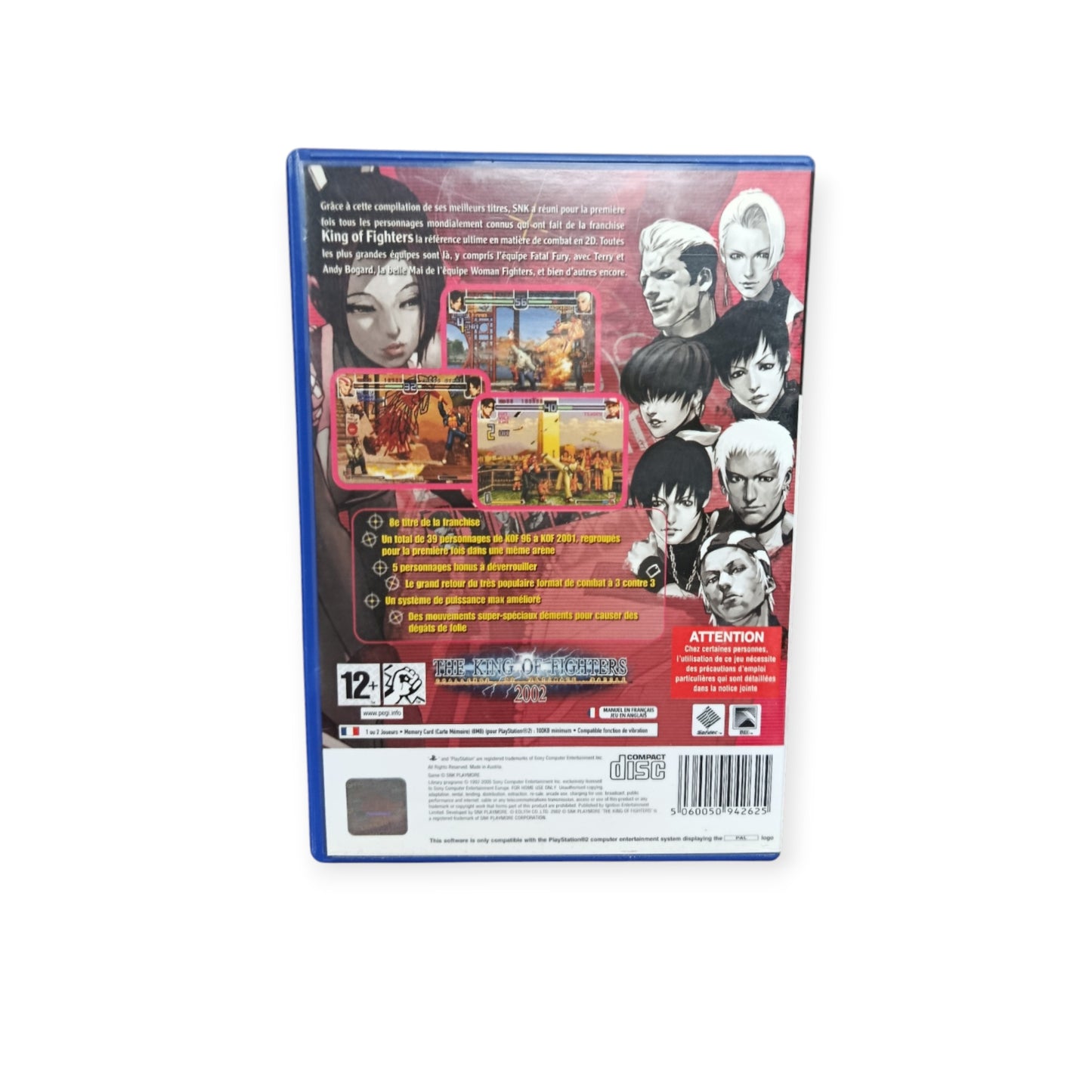 The King of Fighters 2002 playstation 2 (PS2)