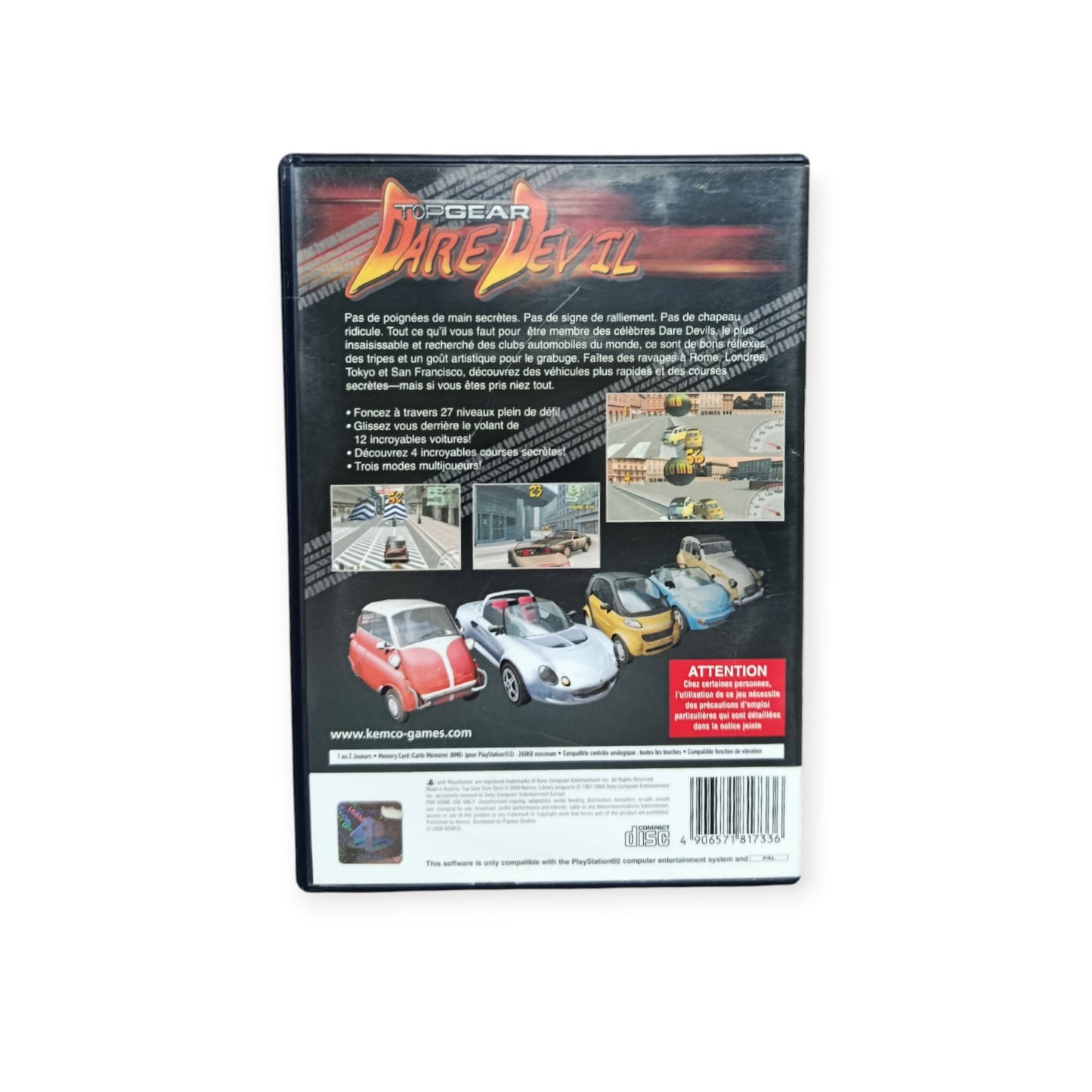 Top Gear Dare Devil playstation 2 (PS2)