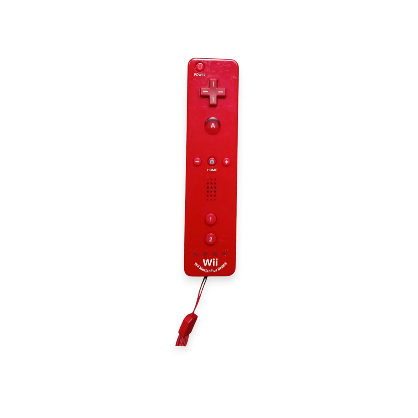 Manette Rouge Nintendo Wii avec housse de protection