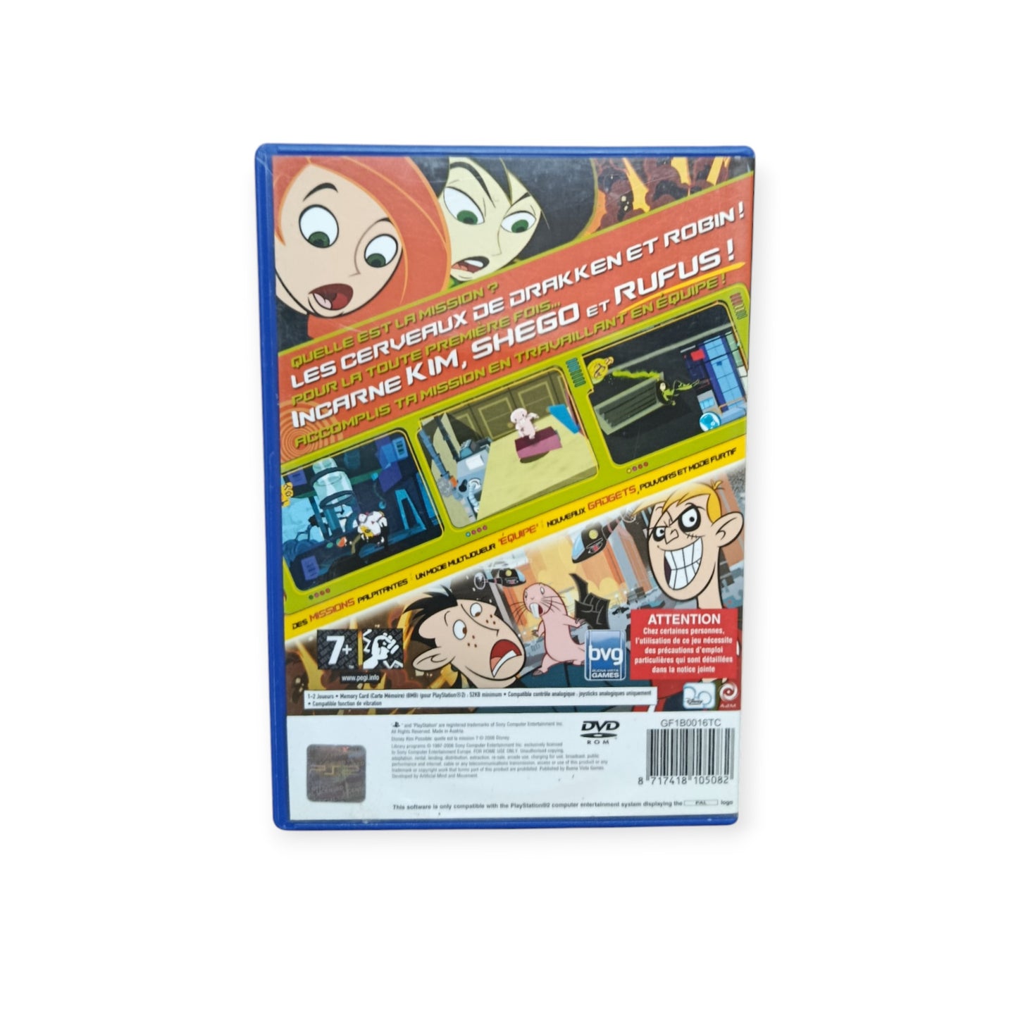 Disney Kim Possible playstation 2 (PS2)