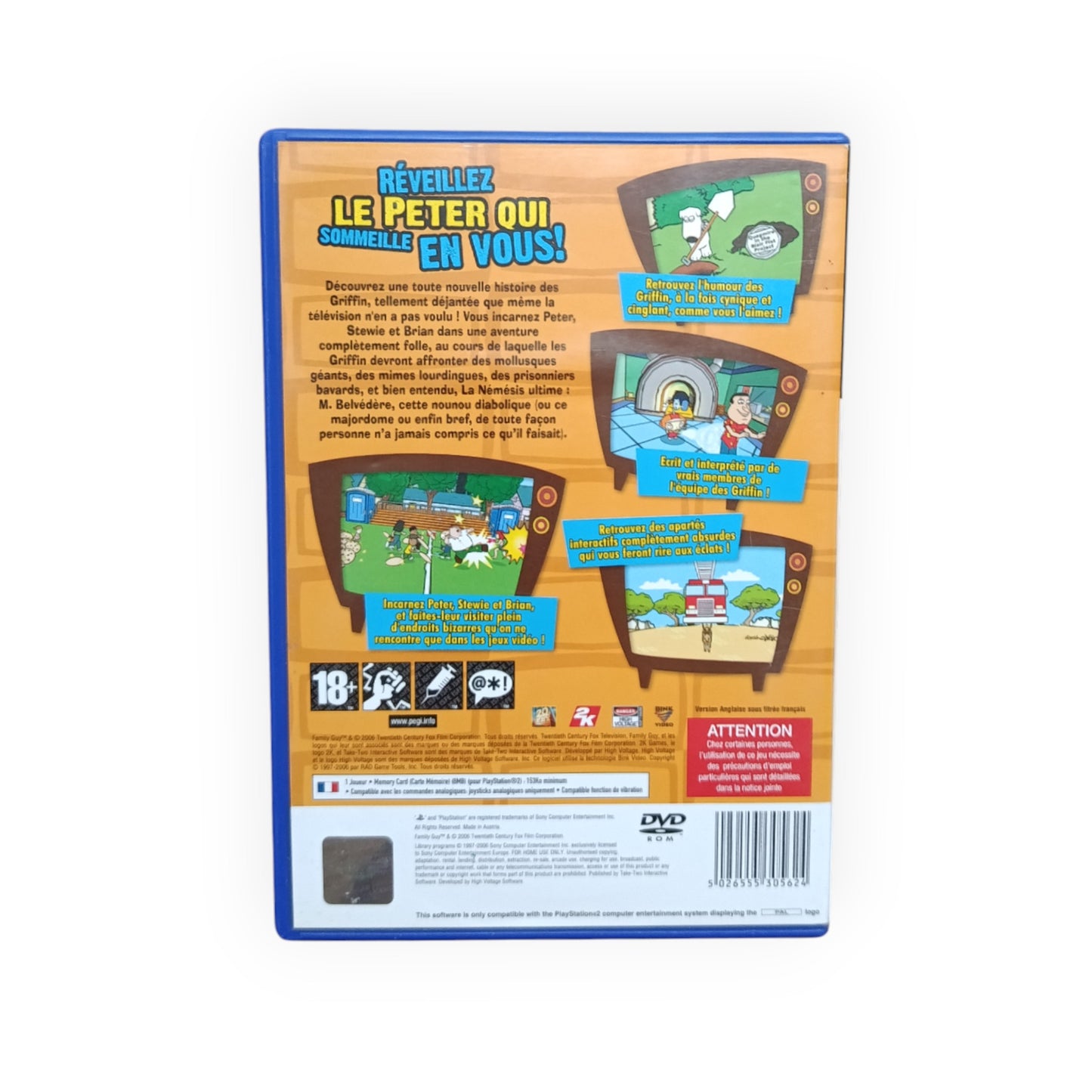 Les Griffin playstation 2 (PS2)