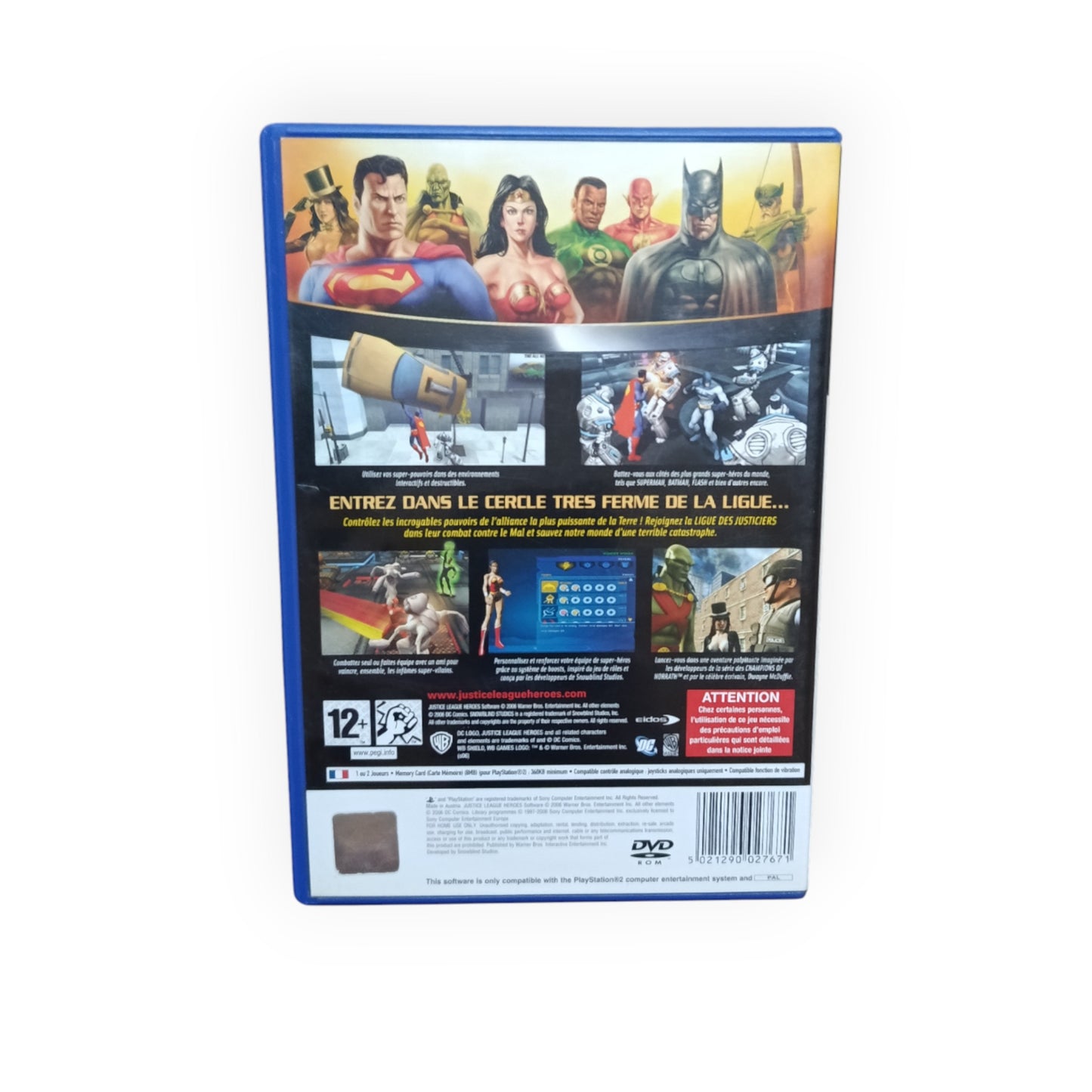 Heros de la Ligue des Justiciers playstation 2 (PS2)