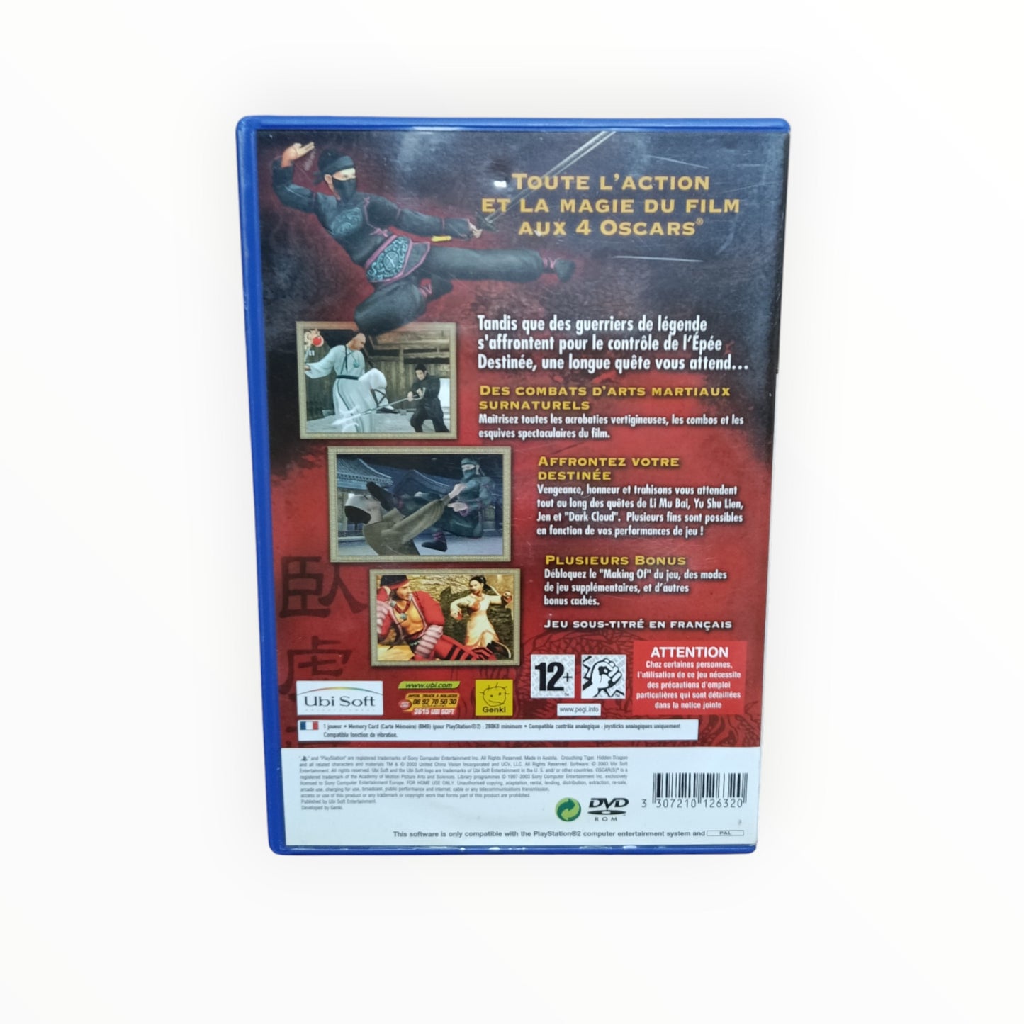 Tigre & Dragon playstation 2 (PS2)