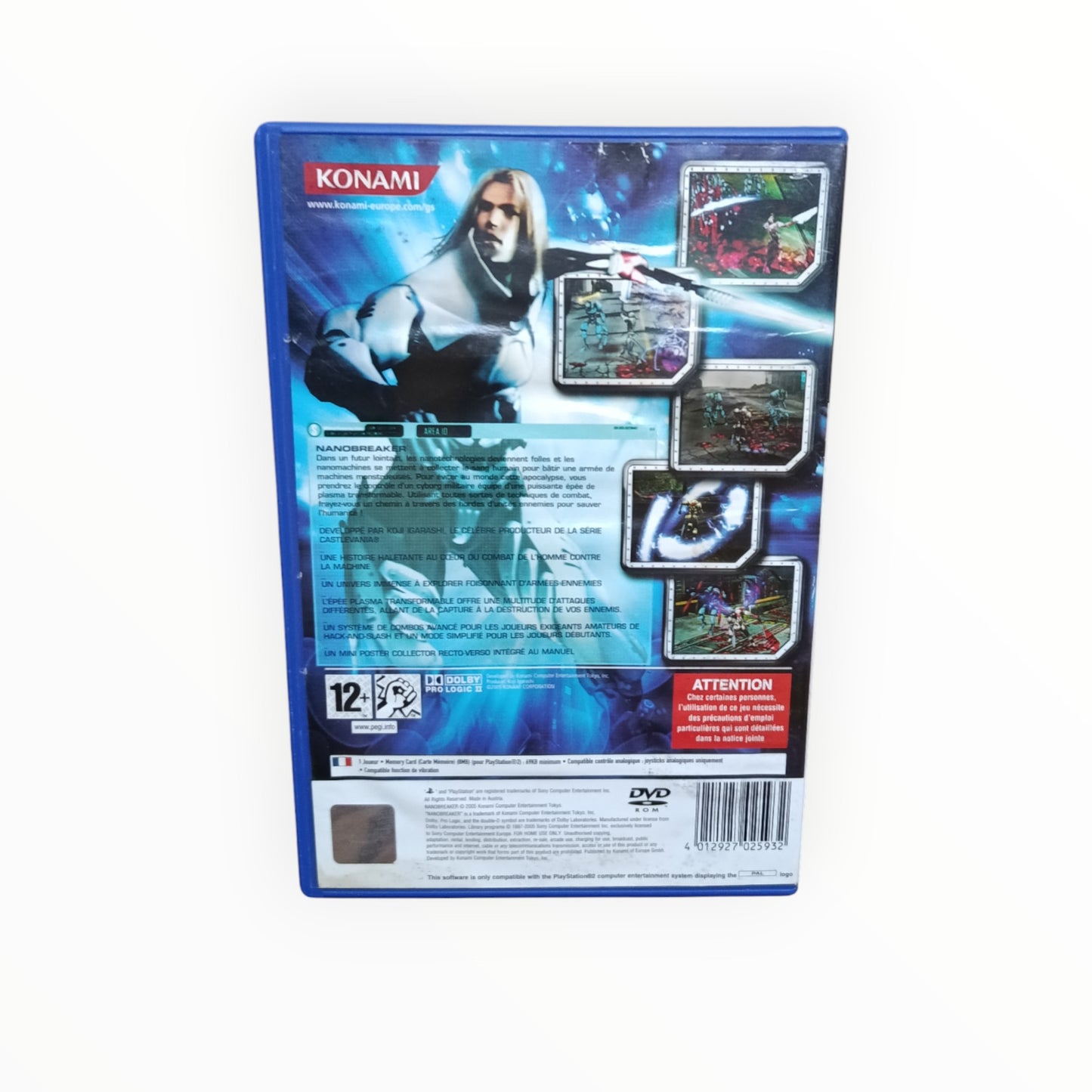 Nanobreaker playstation 2 (PS2)