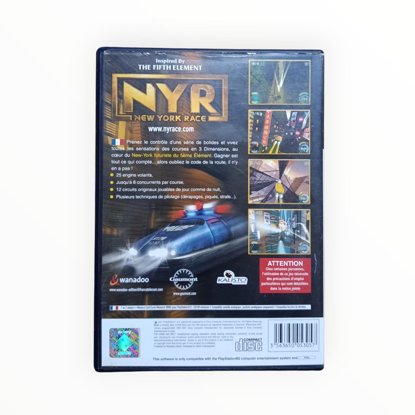 New York Race playstation 2 (PS2)