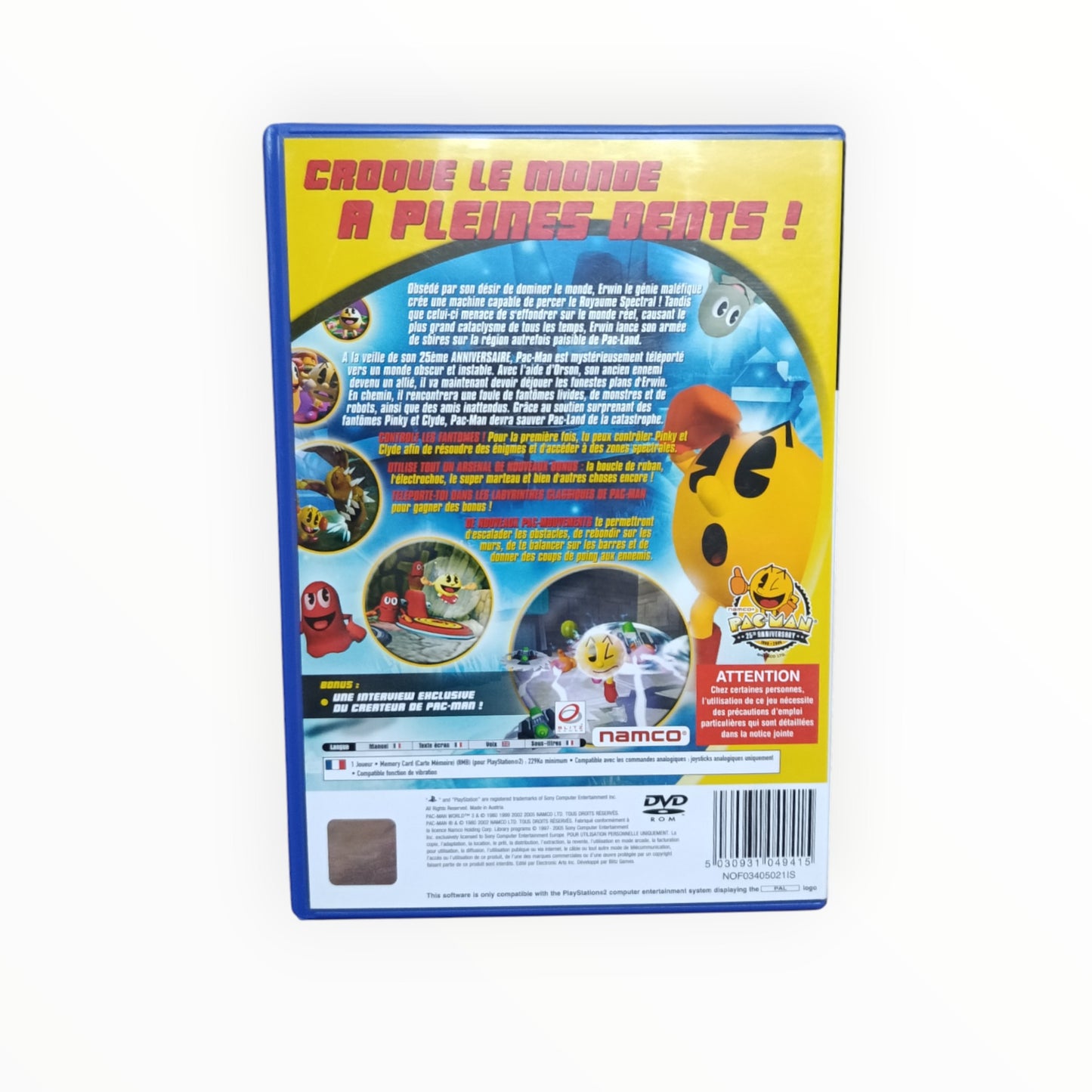 Pac-Man World 3 playstation 2 (PS2)