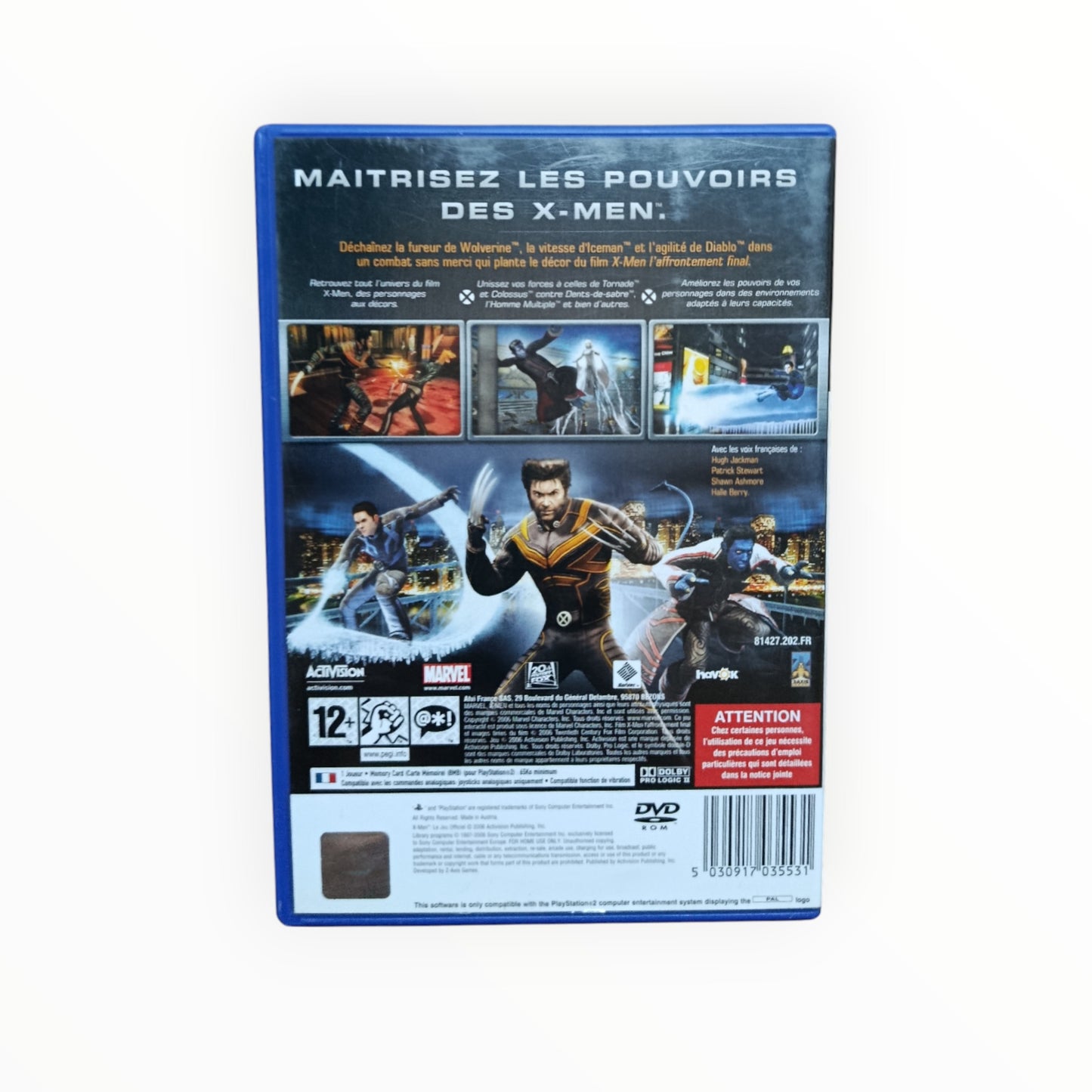 X-Men : Le Jeu Officiel playstation 2 (PS2)