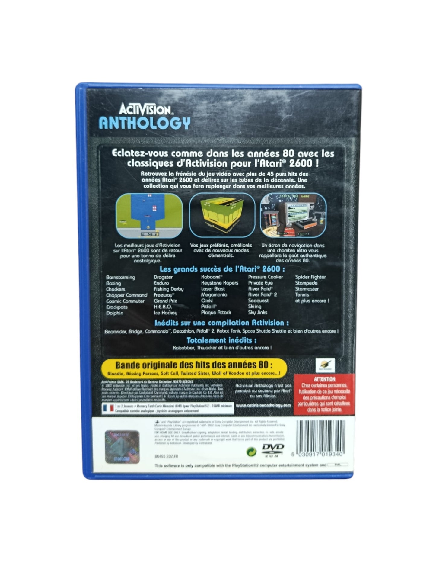 Activision Anthology playstation 2 (PS2)