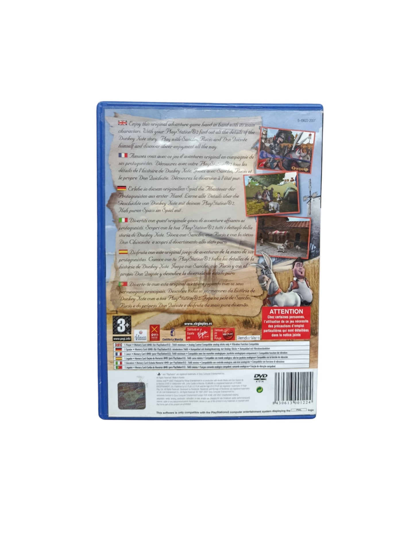 Donkey Xote playstation 2 (PS2)