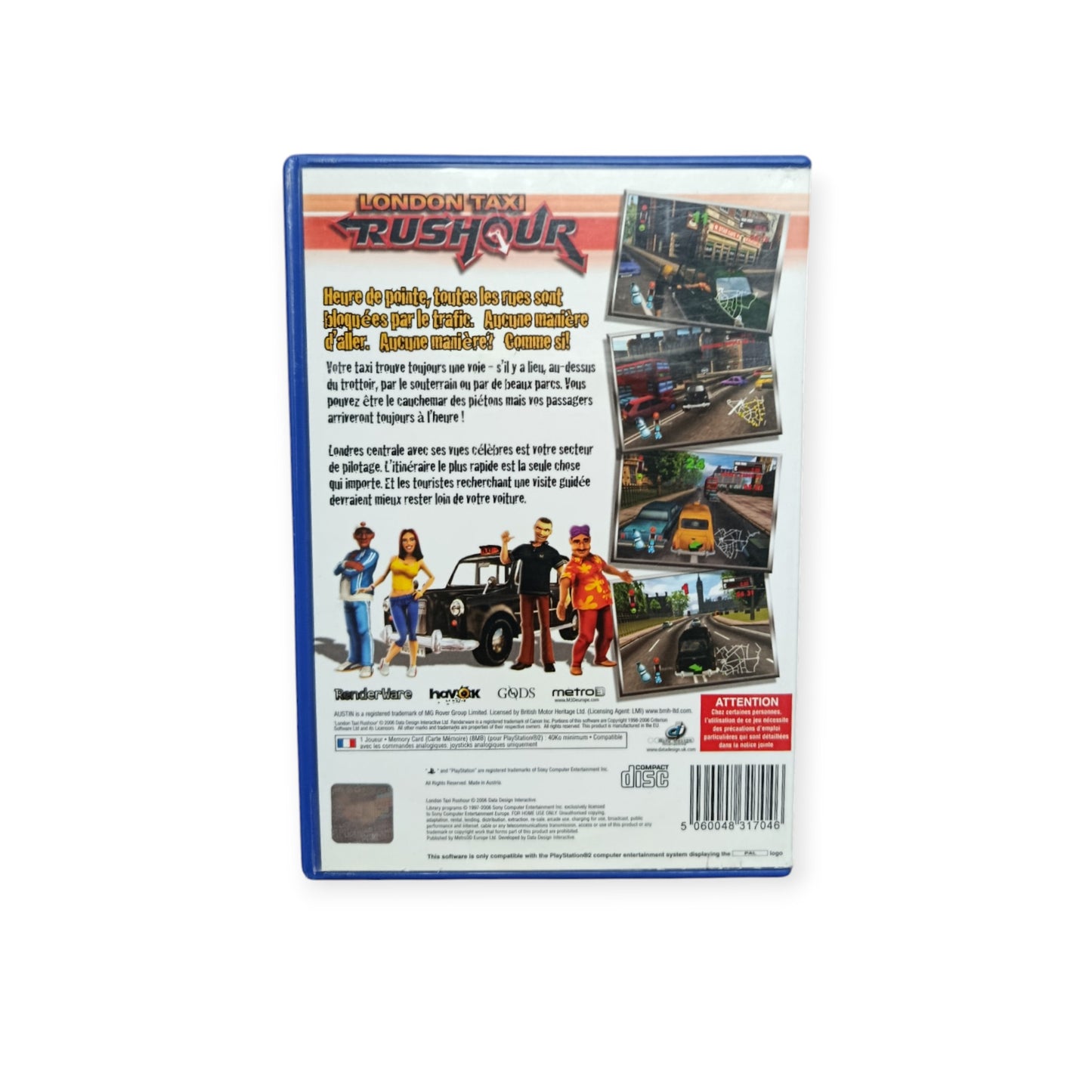 London Taxi : Rushour playstation 2 (PS2)