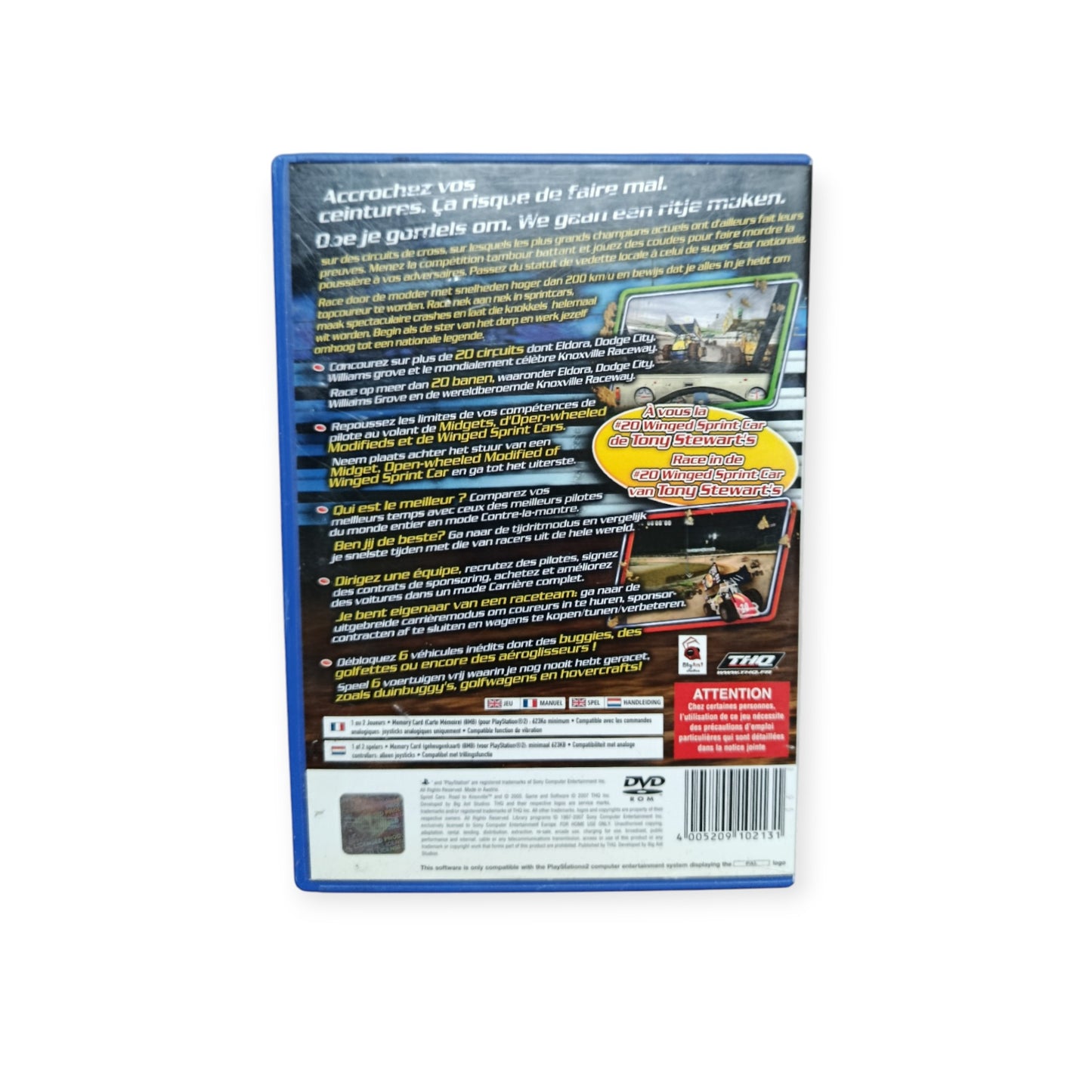 Sprint Cars Road to Knoxville playstation 2 (PS2)