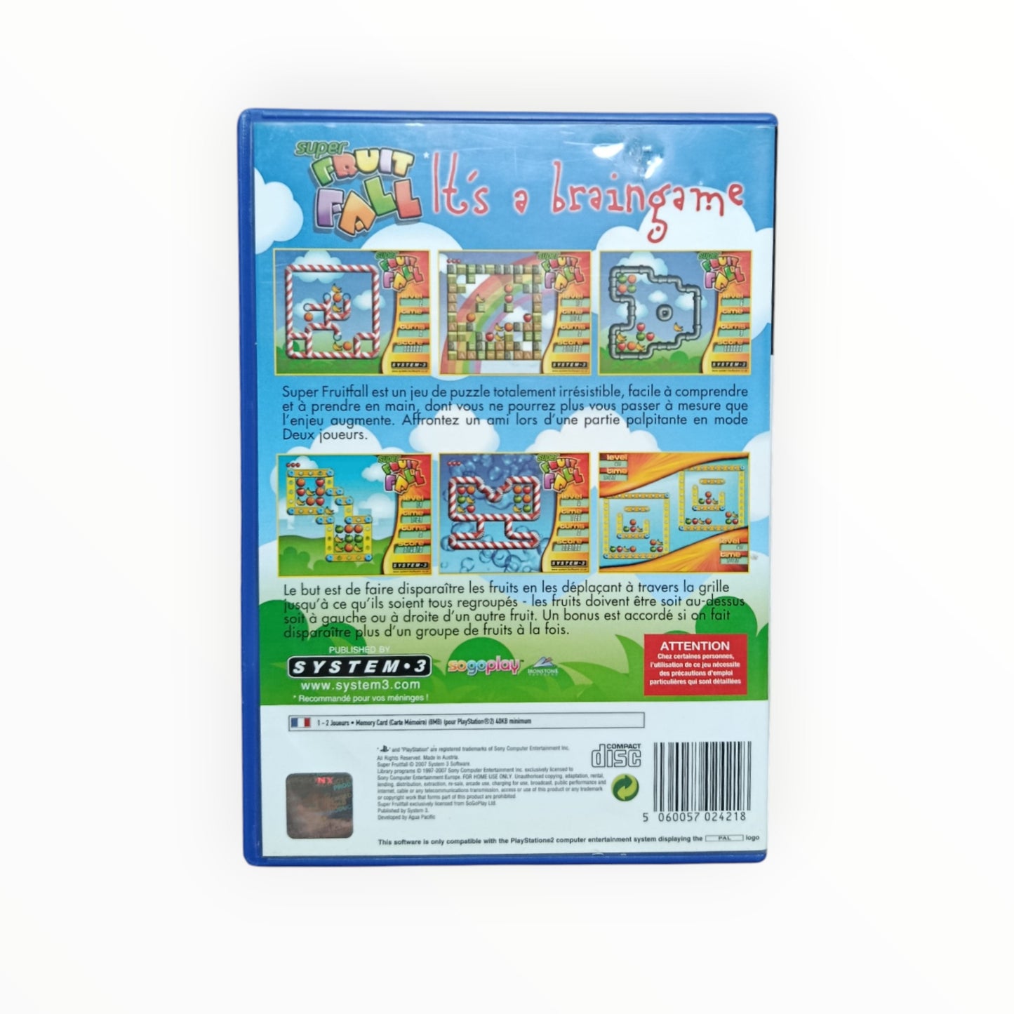 Super Fruit Fall playstation 2 (PS2)