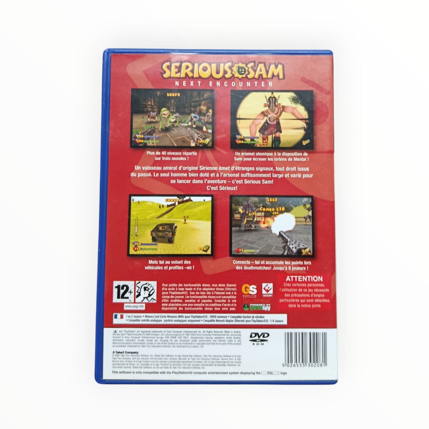 Serious Sam : Next Encounter playstation 2 (PS2)