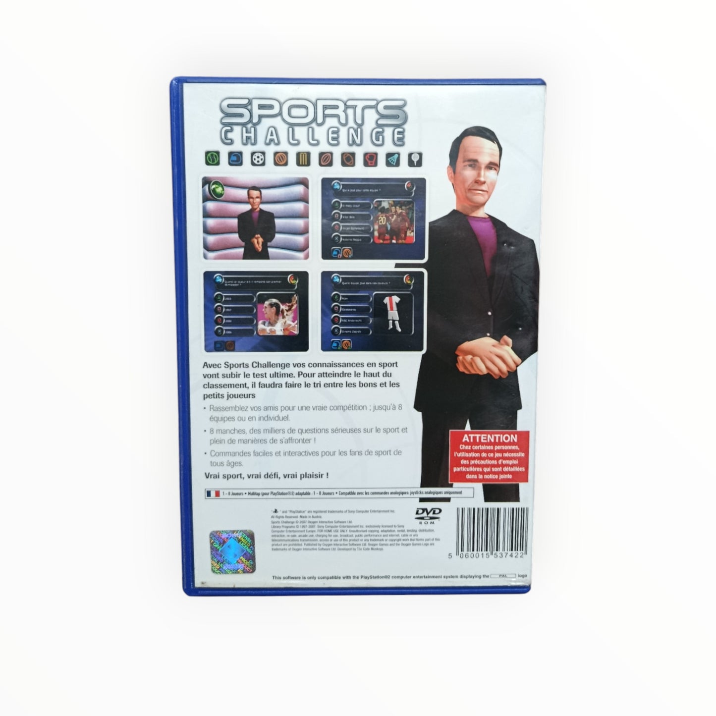 Sports Challenge (défi sportif) playstation 2 (PS2)