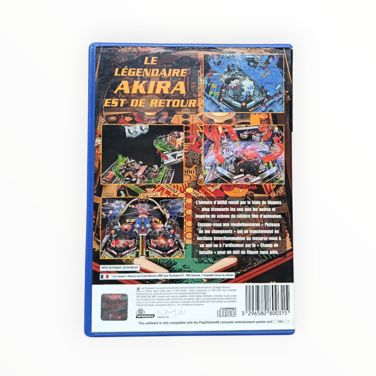 Akira Psycho Ball PS2 playstation 2