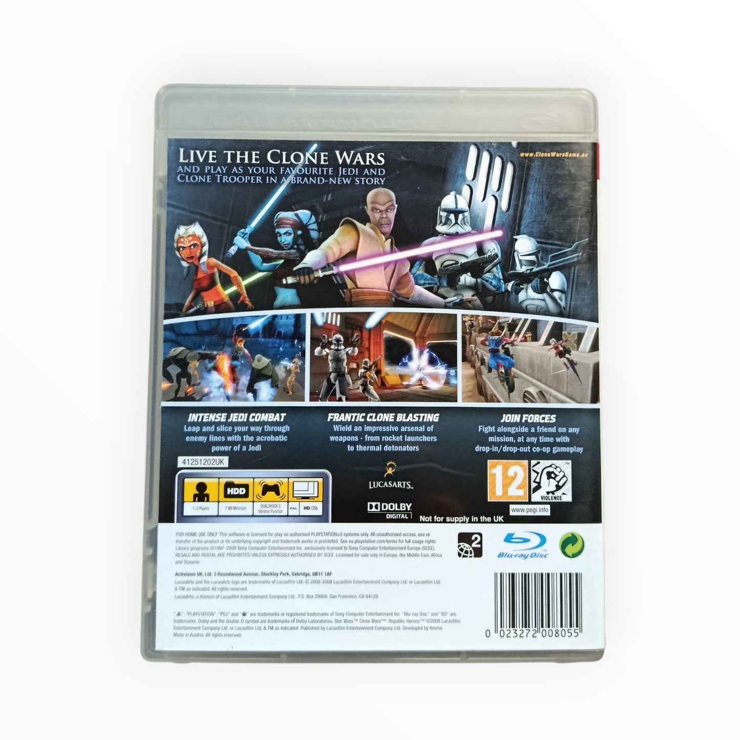 Star Wars Clone Wars Republic Heroes Playstation 3 (PS3)