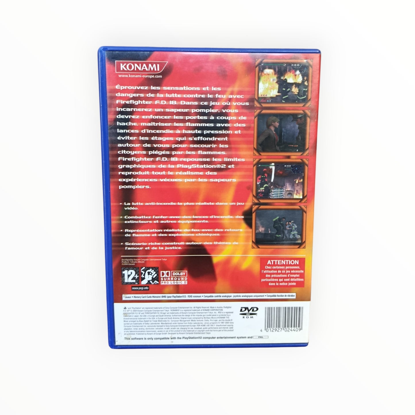 Firefighter F.D.18 Playstation 2 (PS2)