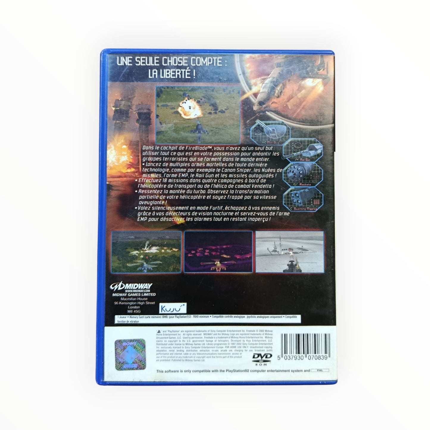 Fireblade playstation 2 (PS2)