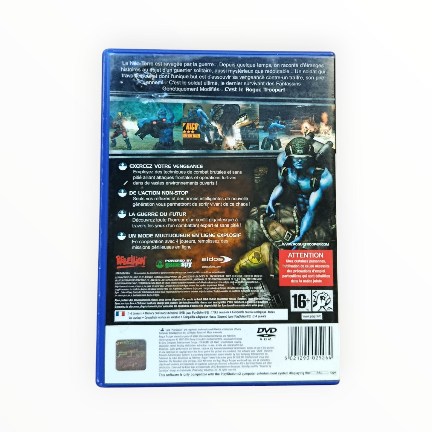 Rogue Trooper playstation 2 (PS2)