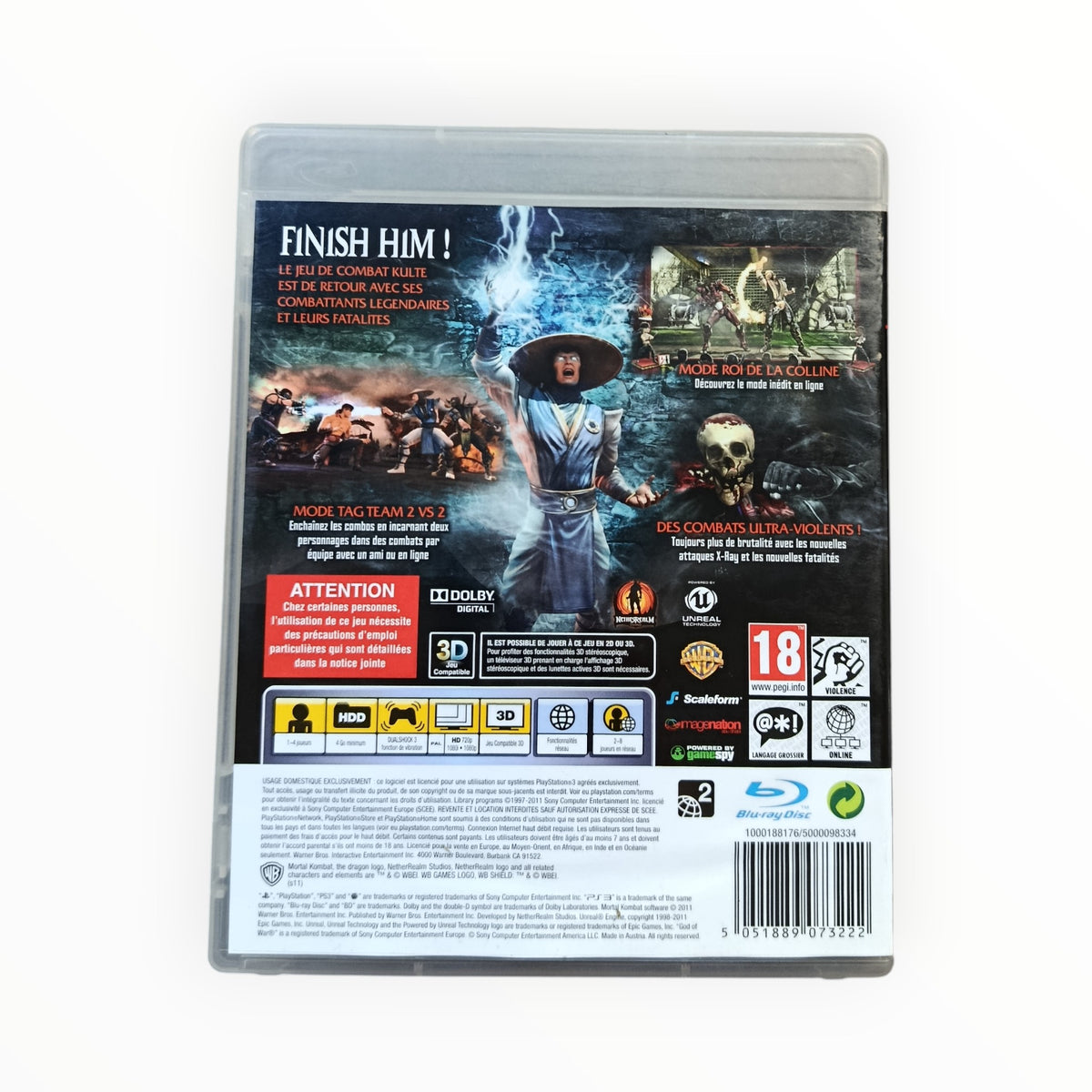 Mortal Kombat PS3 PAL FR Fonctionnel | Masaru