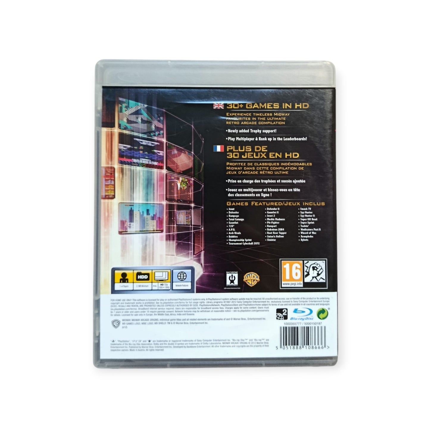 Midway Arcade Origins Playstation 3 (PS3)