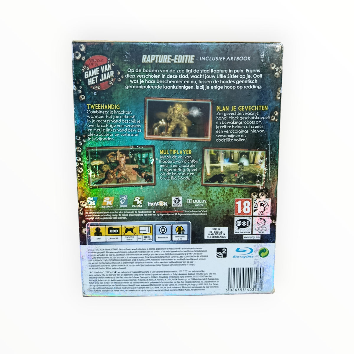 BioShock 2 Édition Rapture PS3 PAL FR Complet Bon État | Masaru