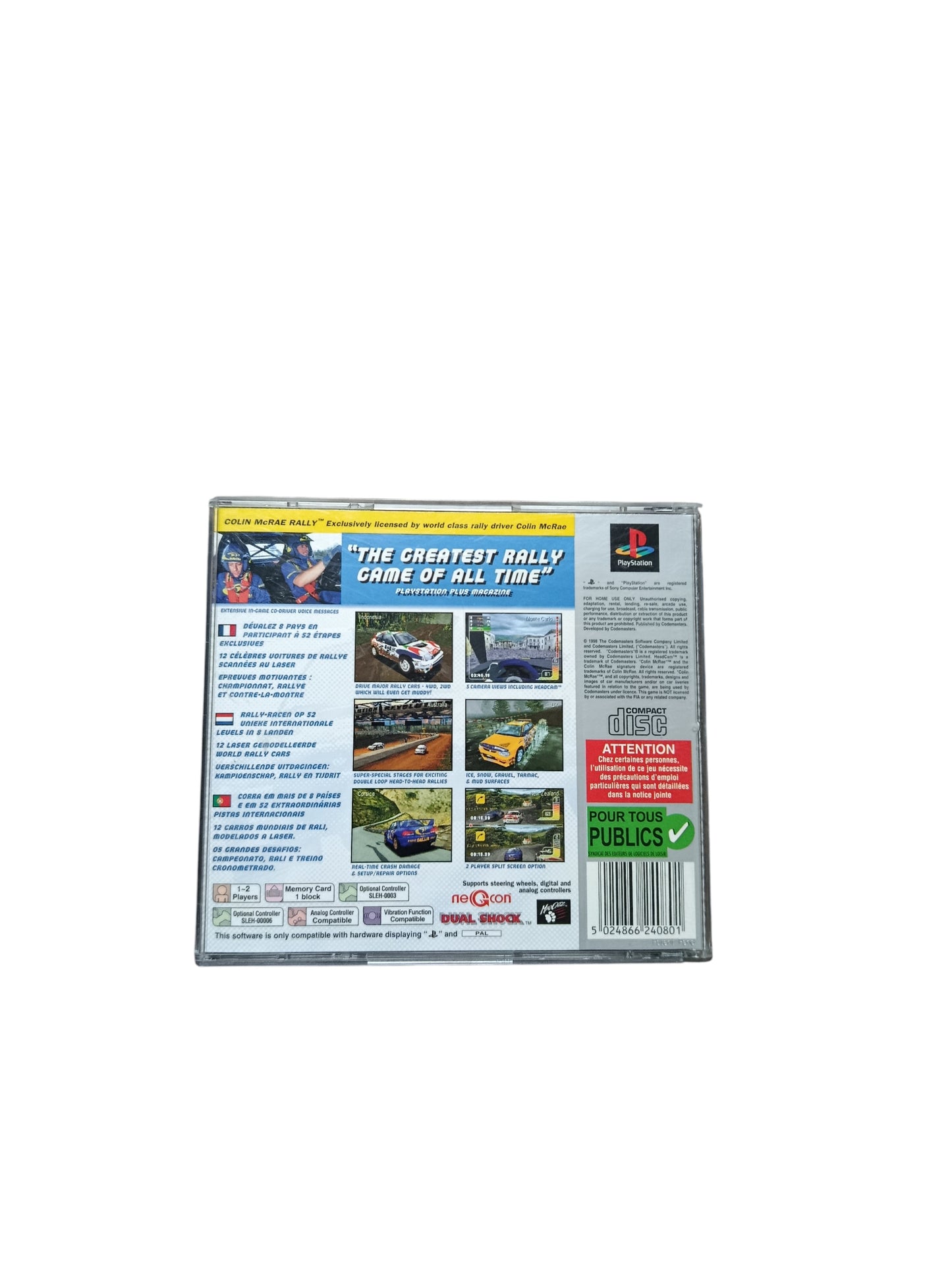 Colin McRae Rally Platinum PS1 PAL Fonctionnel | Masaru
