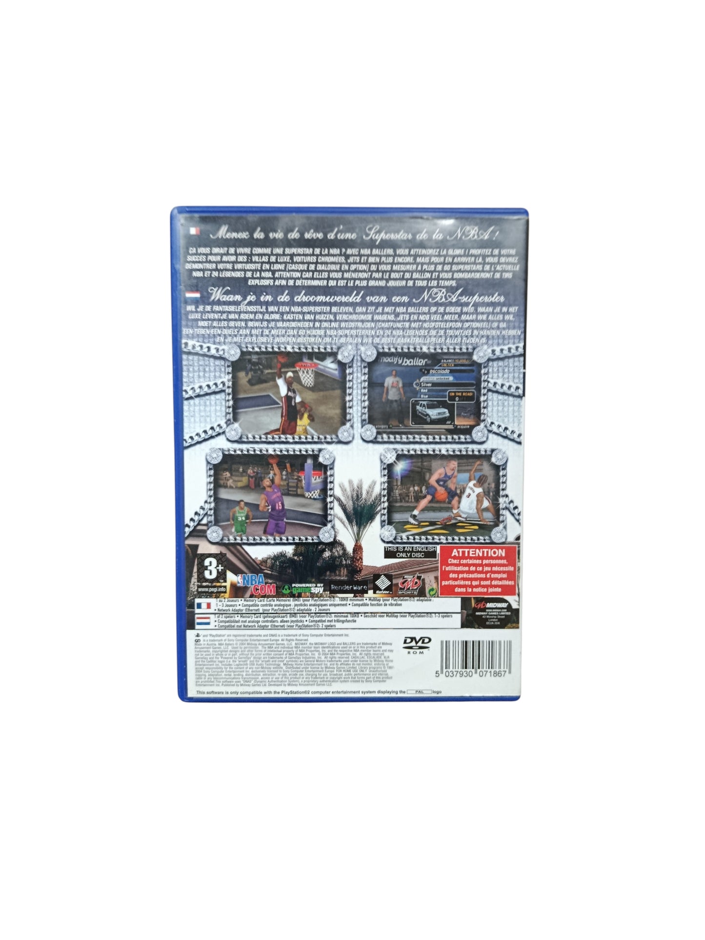 NBA Ballers playstation 2 (PS2)