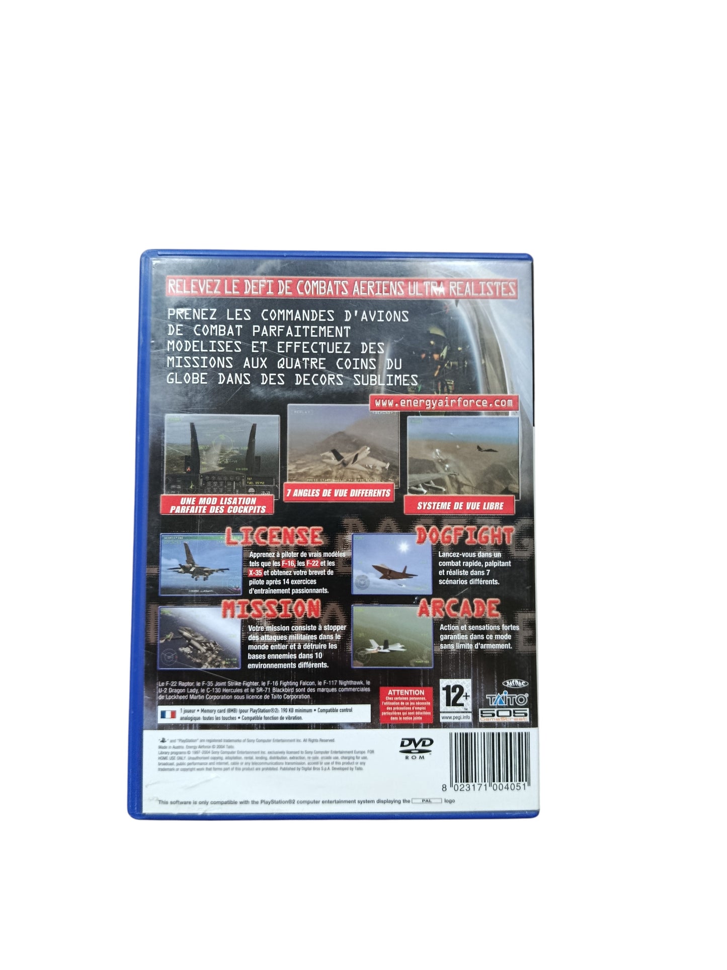 Energy AirForce playstation 2 (PS2)