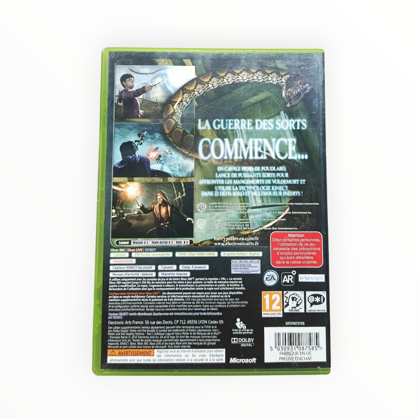 Harry Potter Et Les Reliques de la Mort Première partie Xbox 360