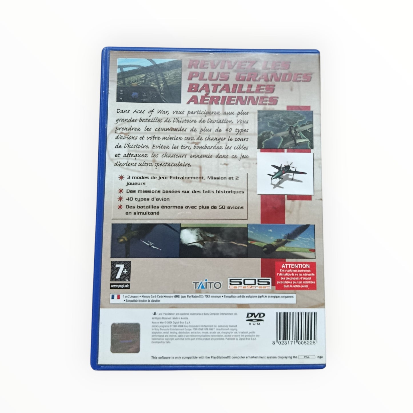 Aces of War playstation 2 (PS2)