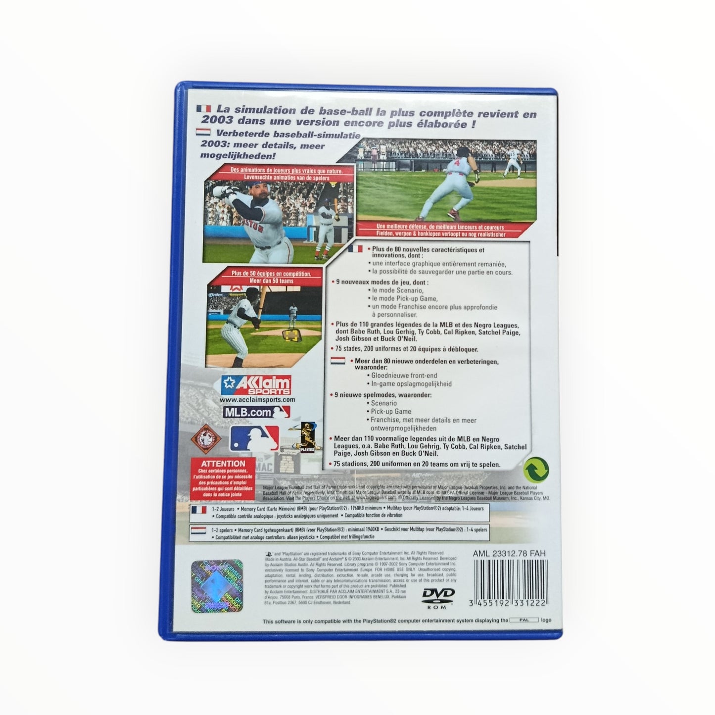 All Star Baseball 2004 playstation 2 (PS2)