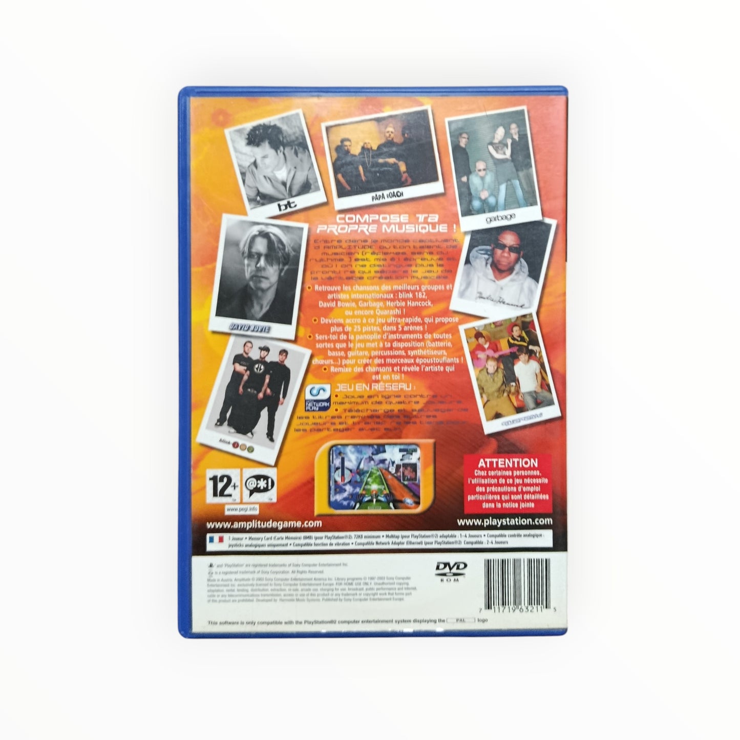 Amplitude playstation 2 (PS2)