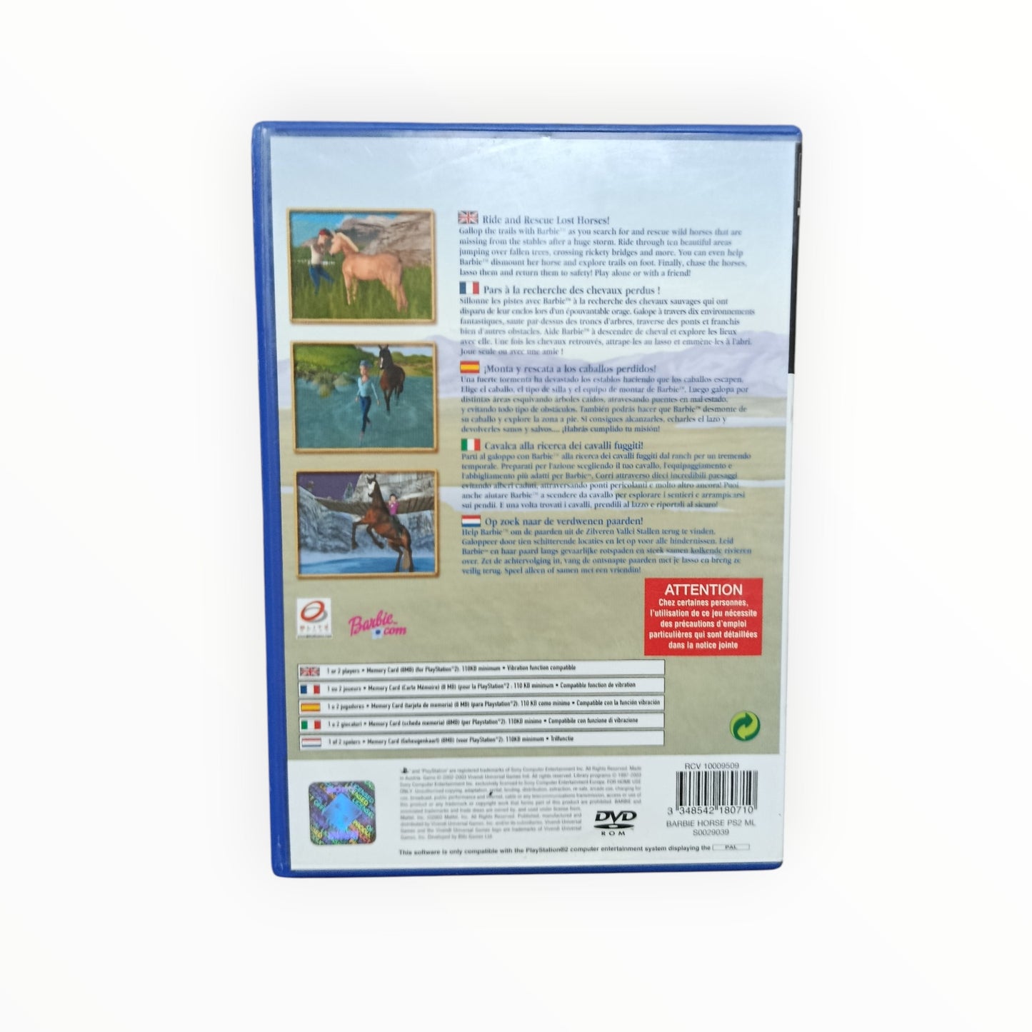 Horse Adventures playstation 2 (PS2)