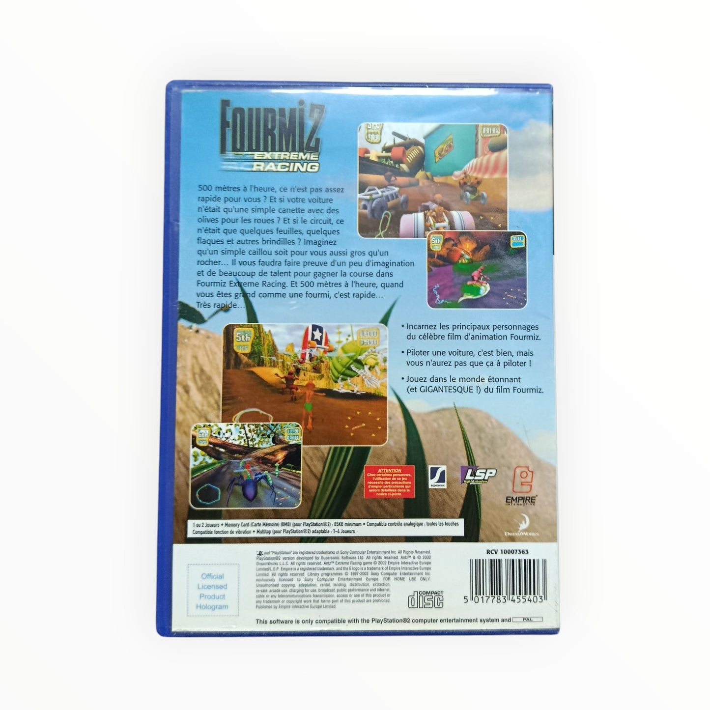 Fourmiz Extreme Racing playstation 2 (PS2)