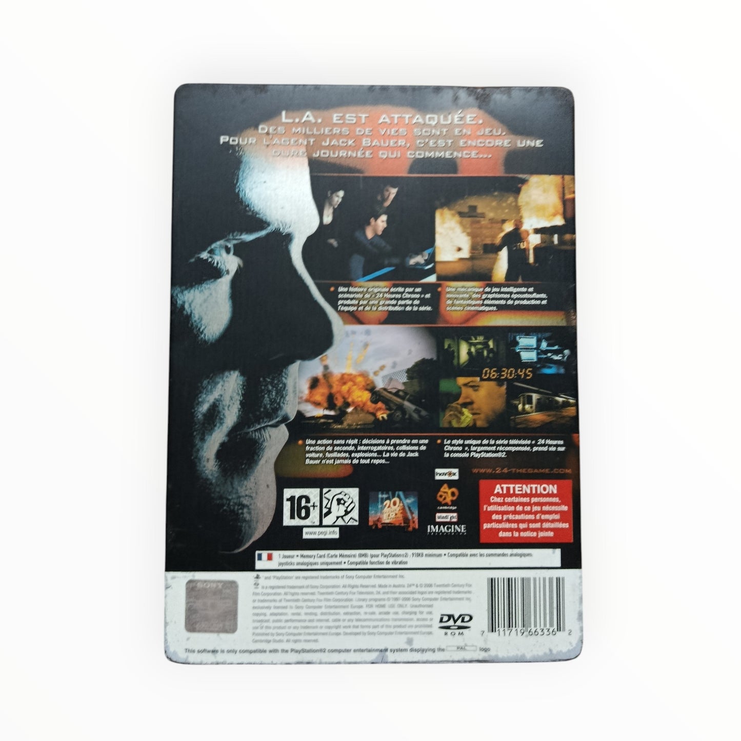 24 heures Chrono Version Steelbook playstation 2 (PS2)