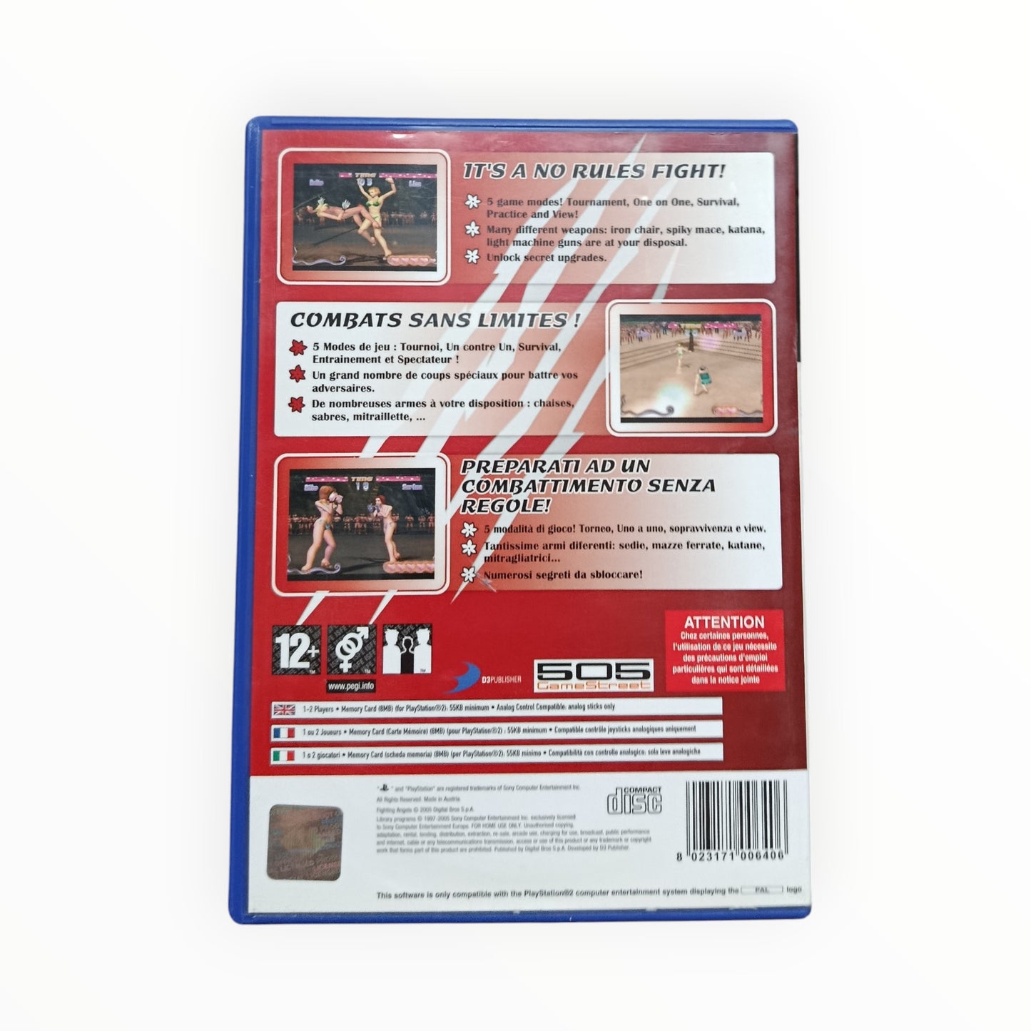 Fighting Angels playstation 2 (PS2)