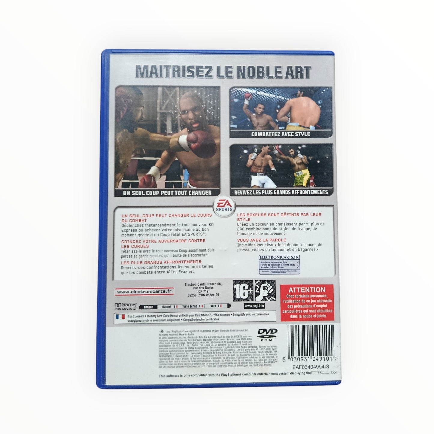 EA Sports Fight Night round 3 playstation 2 (PS2)
