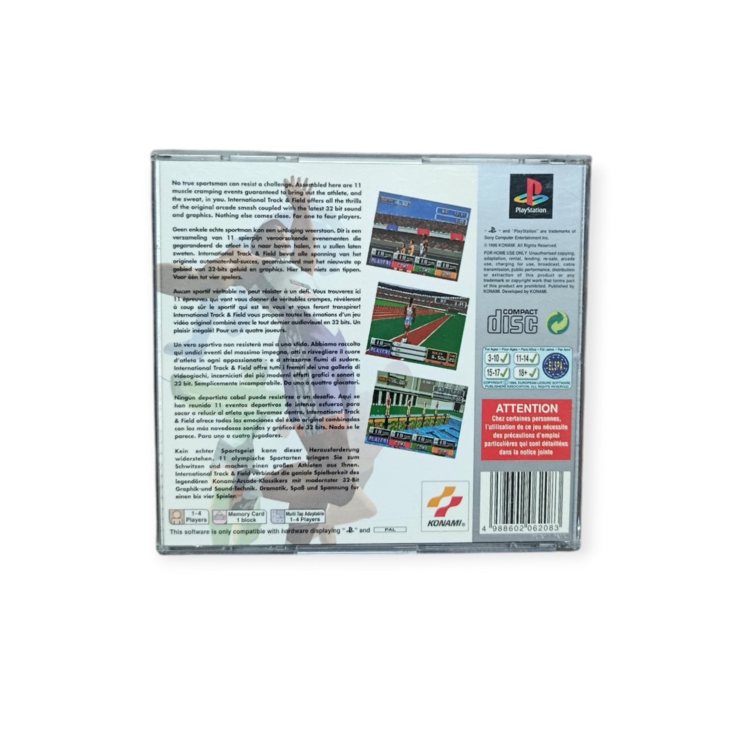 International Track & Field – PlayStation 1 (PS1) | Complet