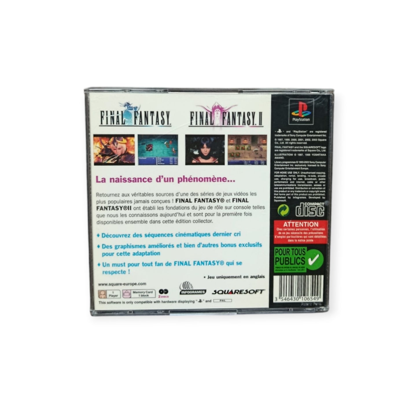 Final Fantasy Origins – PlayStation 1 (PS1) | Complet