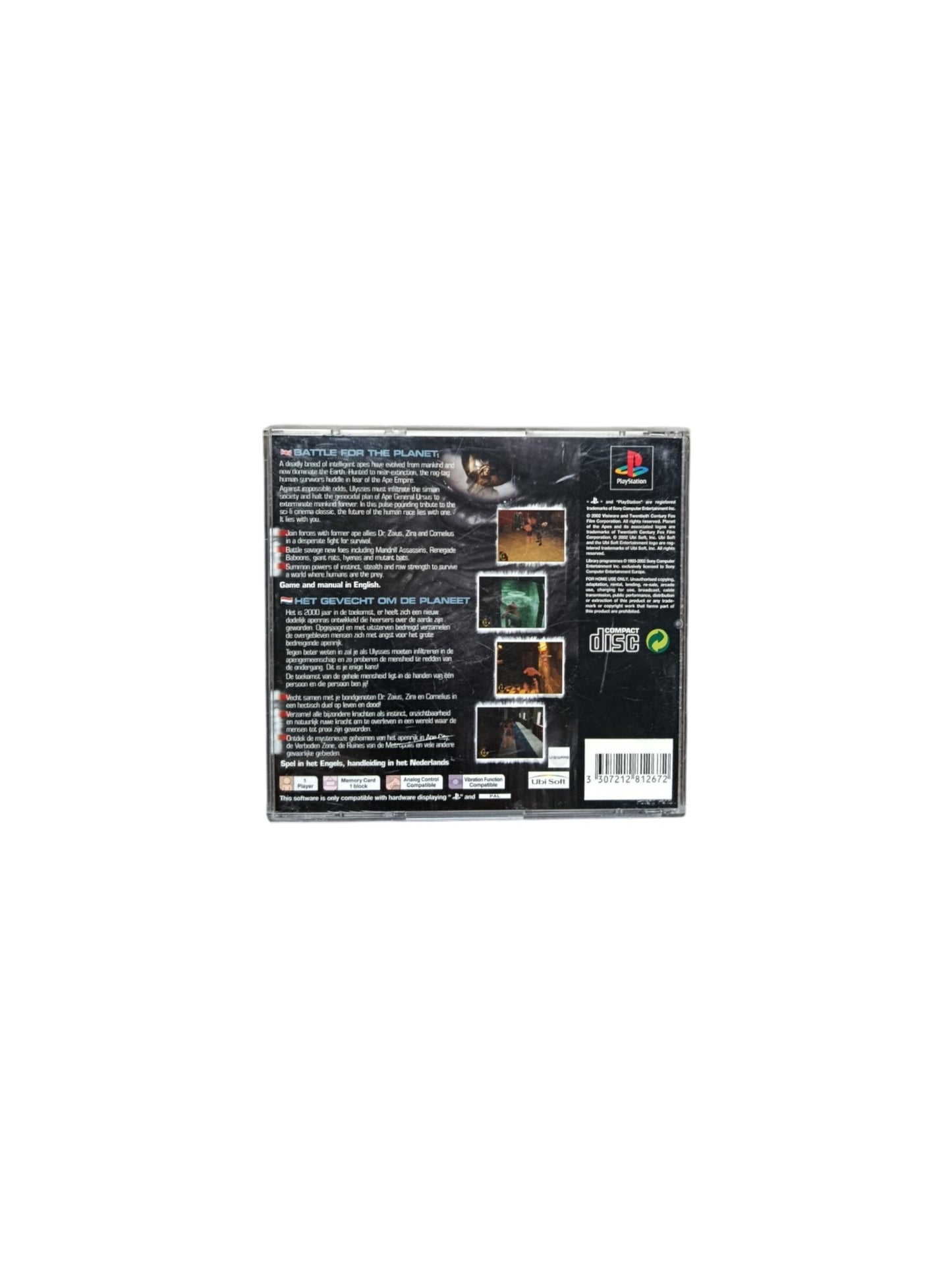 PLANETE DES SINGES PlayStation 1 (PS1) Version UK