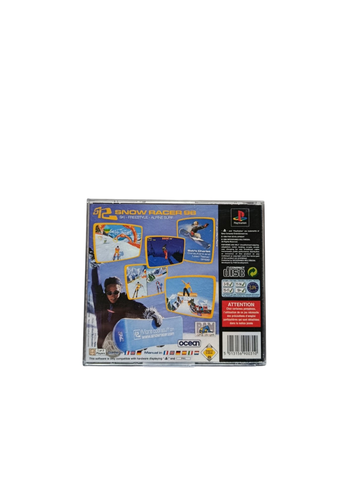 Snow Racer 98 PlayStation 1 (PS1) Complet FRA