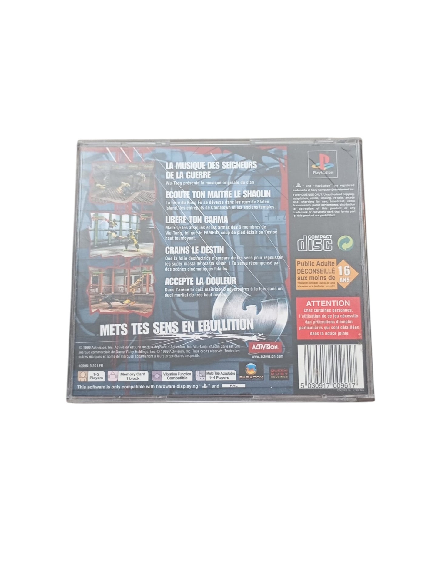 Shaolin Style playstation 1 (PS1)