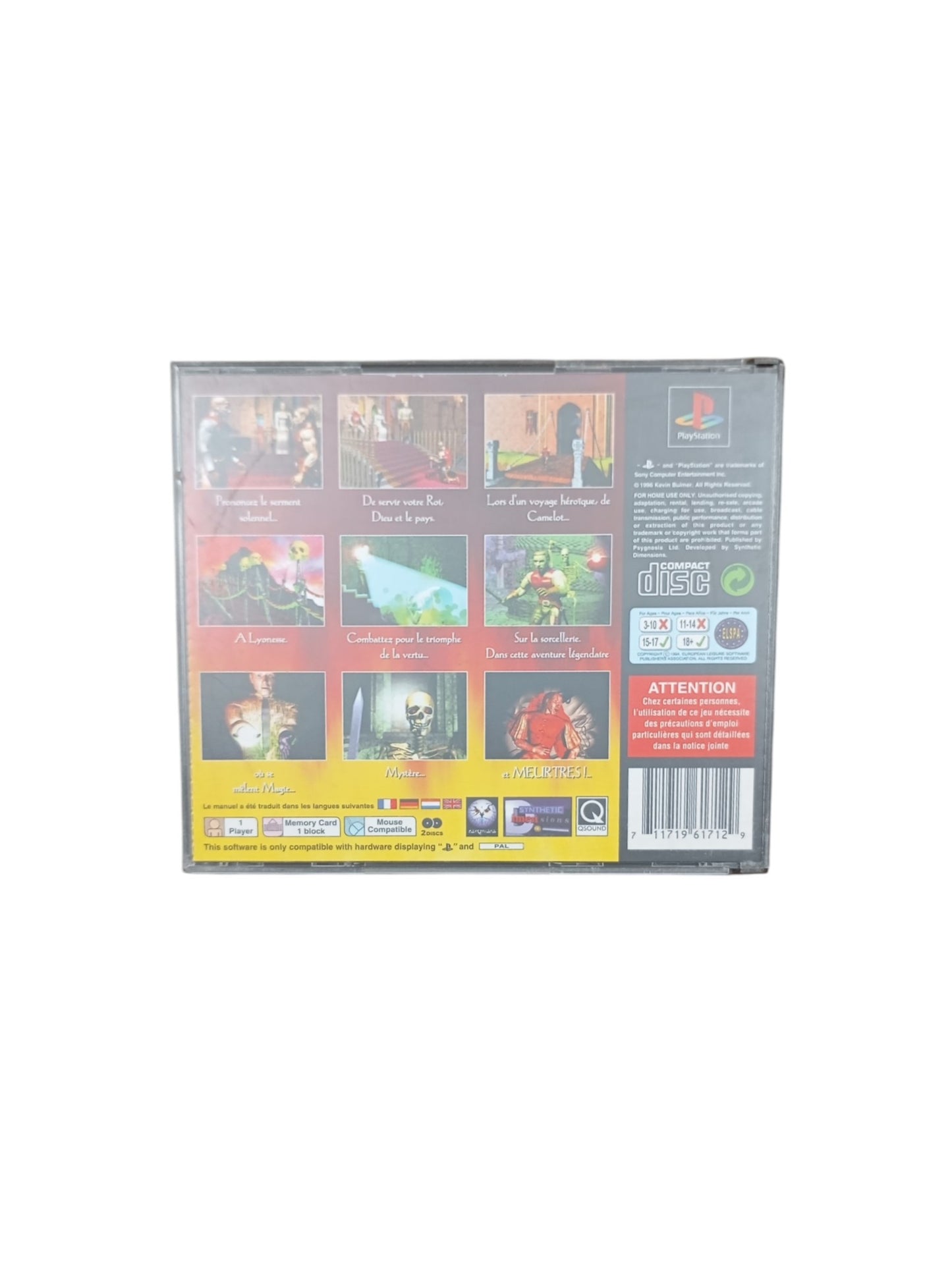 Chronicles of the Sword Playstation 1 (PS1)